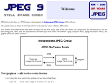 Tablet Screenshot of jpegclub.org